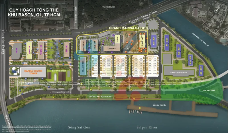 Grand Marina Saigon quy hoạch ra sao? Toàn cảnh thiết kế và tiện ích đẳng cấp bên sông