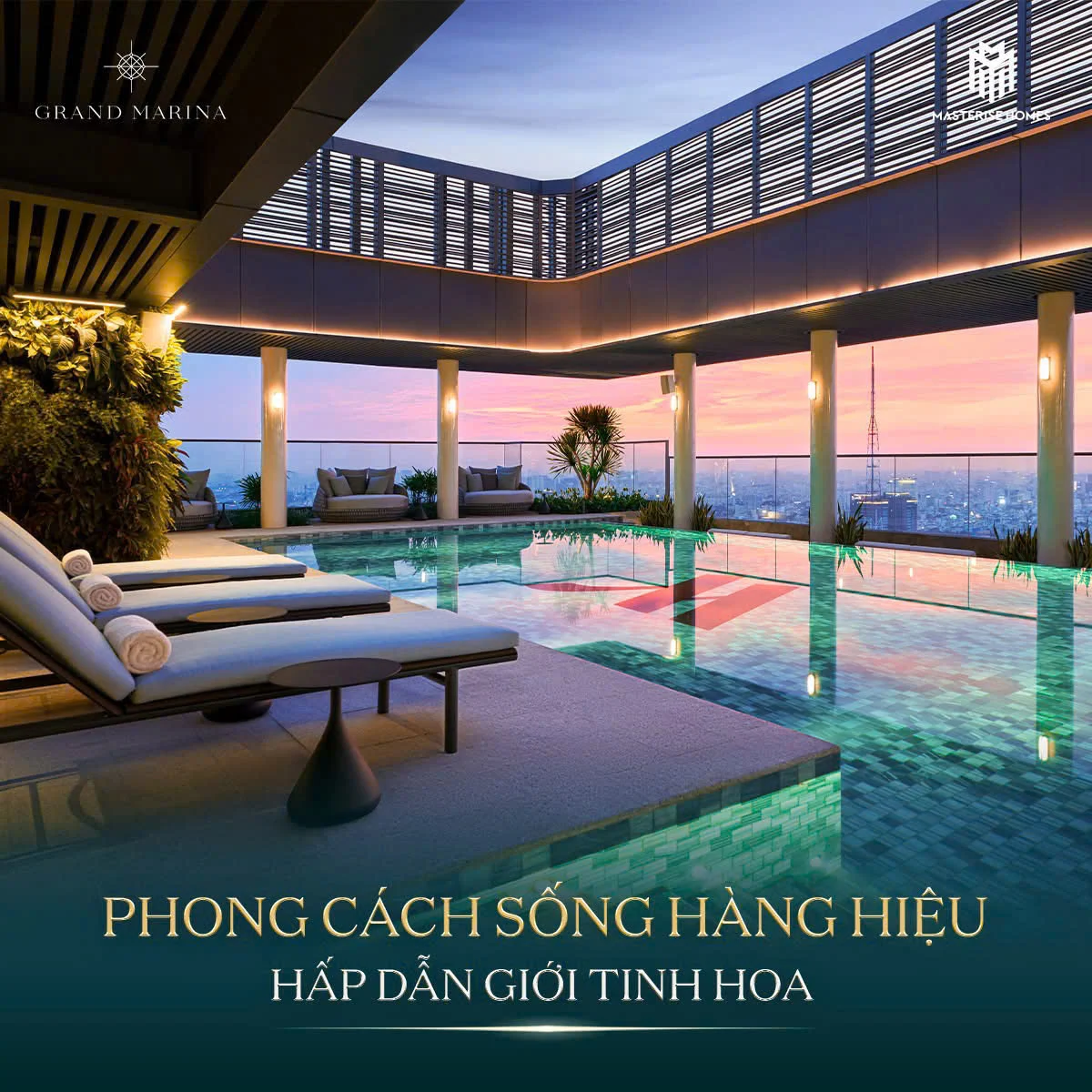 Đẳng cấp Grand Marina Saigon phong cách sống hàng hiệu