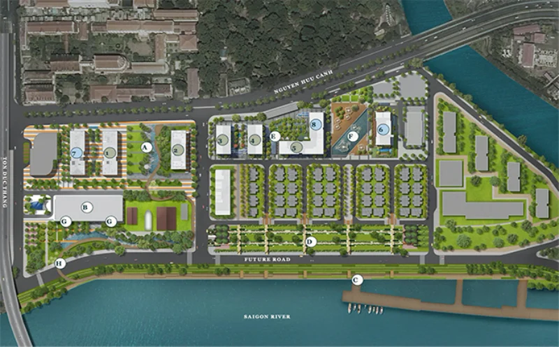 Mặt bằng dự án căn hộ Grand Marina Saigon
