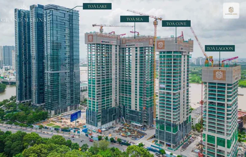 Tiện ích nội khu tháp Lake Grand Marina: Đặc quyền sống nghỉ dưỡng chuẩn Marriott Residences