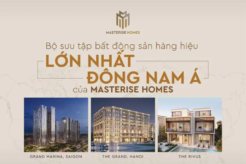 Danh Mục Các Kiệt Tác Bất Động Sản Hàng Hiệu Masterise Homes Nổi Bật