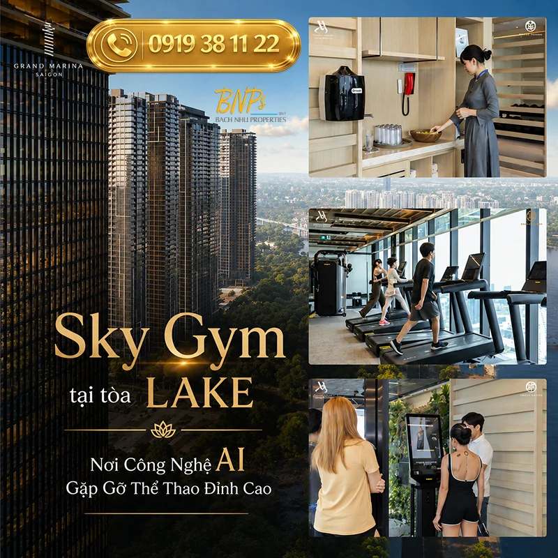 Tiện Ích Sky Gym Grand Marina Saigon - Bách Như Properties - BNPs