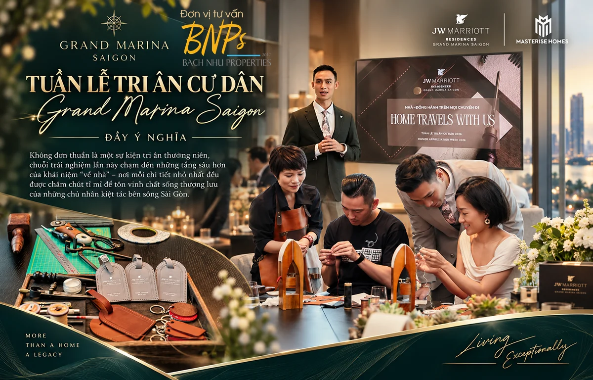 Workshop "Home Travels with Us" tại Grand Marina Saigon – Lời nhắn nhủ gửi theo mỗi chuyến đi